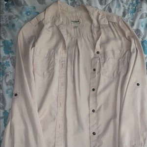 Express Light Pink Button Down
